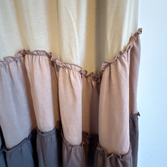 Three Bird Nest Sahara Skies Tiered Long Maxi Skirt - Picture 5 of 6
